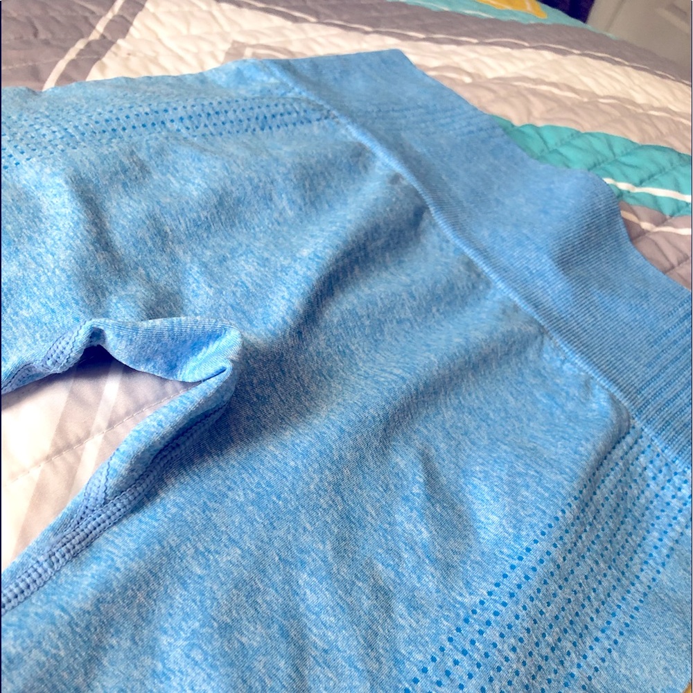 blue workout leggings